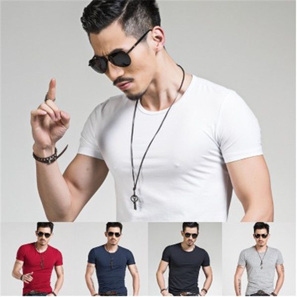 summer fashion casual men's short sleeve t-shirt men's solid color bottoming shirt t-shirt size m-3xl, White;black
summer fashion casual men's short sleeve t-shirt men's solid color bottoming shirt t-shirt size m-3xl, White;black