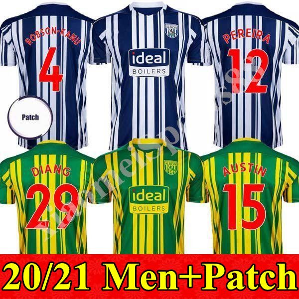 new 20 21 west bromwich albion home soccer jersey 2020 2021 away football shirt kit camiseta de fútbol west brom men robson-kanu townsend, Black;yellow
new 20 21 west bromwich albion home soccer jersey 2020 2021 away football shirt kit camiseta de fútbol west brom men robson-kanu townsend, Black;yellow