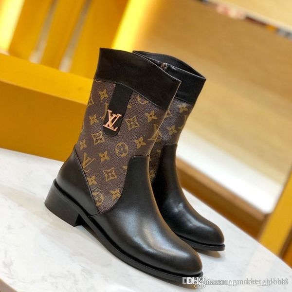 2020 new booties womens boots designer shoes leather martin boots fashion with box women flat side side zip boot shoes 35-41, Black
2020 new booties womens boots designer shoes leather martin boots fashion with box women flat side side zip boot shoes 35-41, Black