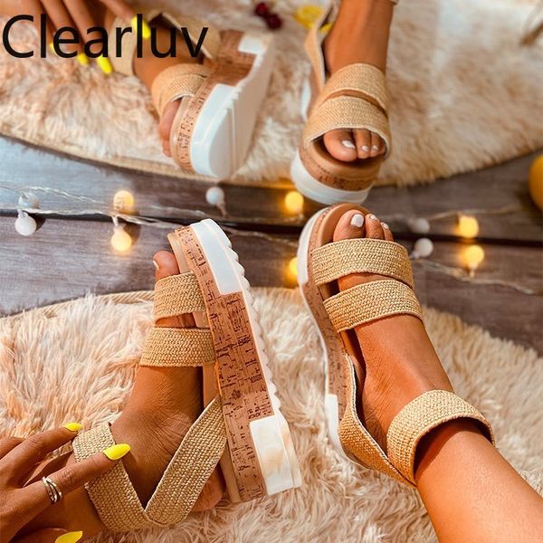 2020 new fashion thick bottom sandals cover flat bottom women's shoes chaussures femme sandalias beach footwear with platform, Black
2020 new fashion thick bottom sandals cover flat bottom women's shoes chaussures femme sandalias beach footwear with platform, Black