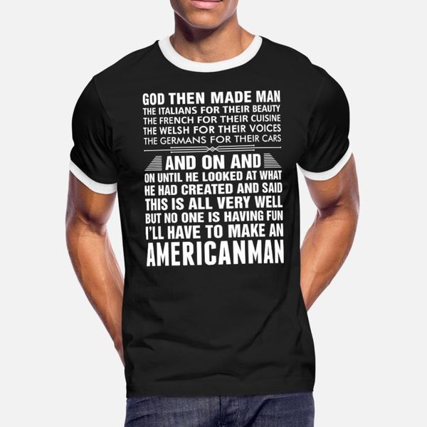 god made an americanman t shirt men printed 100% cotton s-3xl natural loose fashion spring autumn letters shirt
god made an americanman t shirt men printed 100% cotton s-3xl natural loose fashion spring autumn letters shirt