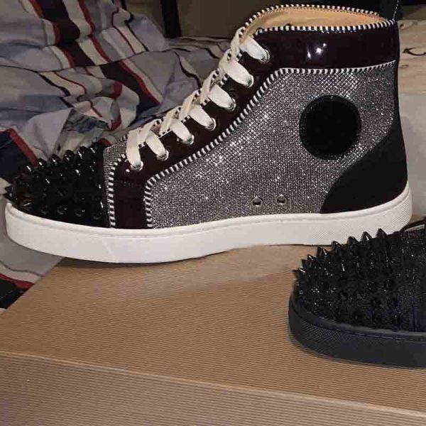 новый сезон designs обувь мода red bottom sneaker luxey женская обувь мужская блеск кожа кружева upsneakers повседневная обувь с коробками, Black
новый сезон designs обувь мода red bottom sneaker luxey женская обувь мужская блеск кожа кружева upsneakers повседневная обувь с коробками, Black