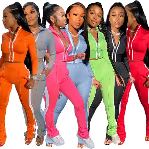 designer 2021 pants womens tracksuit two strip long sleeve sets 2 piece outfits bodycon sports set dhl, White
designer 2021 pants womens tracksuit two strip long sleeve sets 2 piece outfits bodycon sports set dhl, White