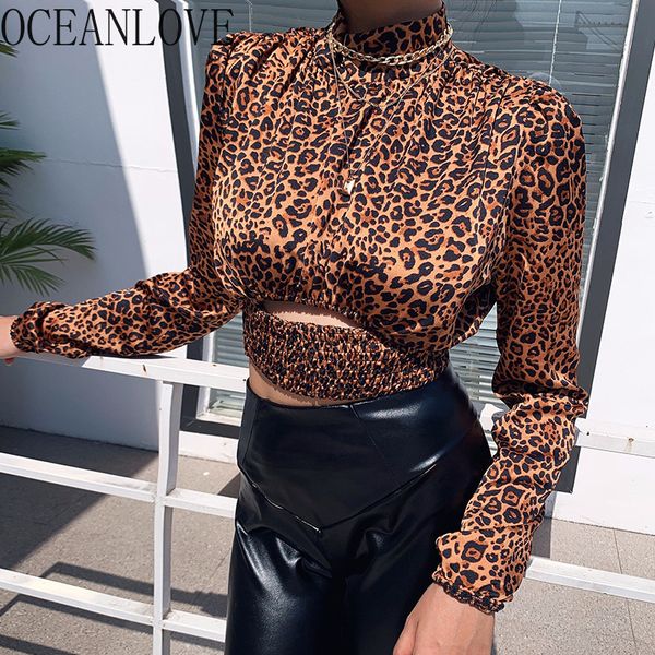 women's blouses & shirts oceanlove leopard short women ins fashion vintage blusas mujer moda de 2021 spring hollow out 13589, White
women's blouses & shirts oceanlove leopard short women ins fashion vintage blusas mujer moda de 2021 spring hollow out 13589, White