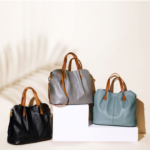 big casual tote bag female soft genuine leather shoulder bag fashion design crossbody bags for women handbags
big casual tote bag female soft genuine leather shoulder bag fashion design crossbody bags for women handbags