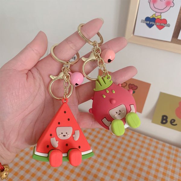 cute cartoon fruits key chain pvc carrot strawberry pineapple watermelon key chains for women men chain car ring jewelry, Silver
cute cartoon fruits key chain pvc carrot strawberry pineapple watermelon key chains for women men chain car ring jewelry, Silver