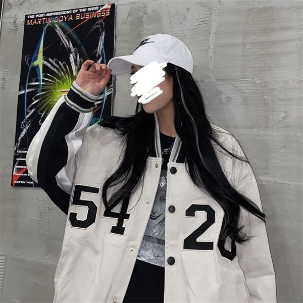 loose fit baseball jacket for ladies streetwear korean harajuku fashion womens fall clothing letter embroidery windbreaker coats, Black
loose fit baseball jacket for ladies streetwear korean harajuku fashion womens fall clothing letter embroidery windbreaker coats, Black