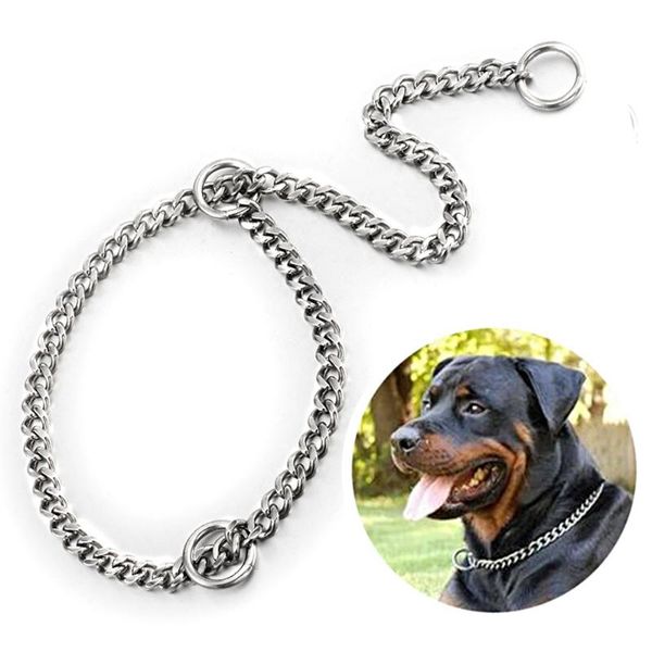 metal stainless steel dog chain collar double row chrome plated training show collar adjustable safety control pet accessories, Silver
metal stainless steel dog chain collar double row chrome plated training show collar adjustable safety control pet accessories, Silver