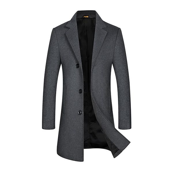men's wool & blends shanghai story coat men winter jacket casual long woolen slim fit trench 3 color, Black
men's wool & blends shanghai story coat men winter jacket casual long woolen slim fit trench 3 color, Black