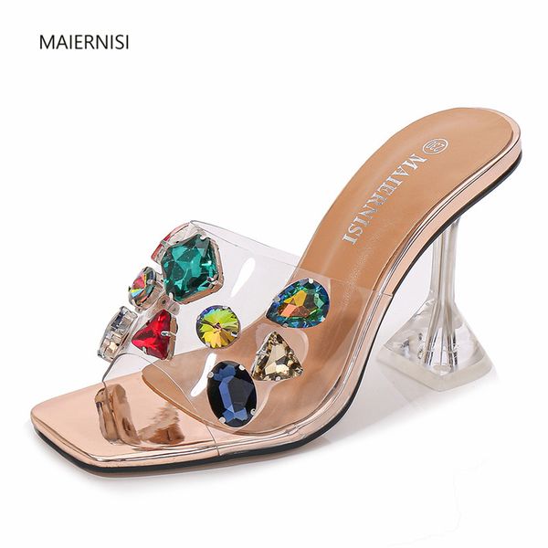 summer women's shoes slipper new pattern superior jelly sandals crystal 9cm goblet heel nightclub 4-14 15 maiernisi, Black
summer women's shoes slipper new pattern superior jelly sandals crystal 9cm goblet heel nightclub 4-14 15 maiernisi, Black