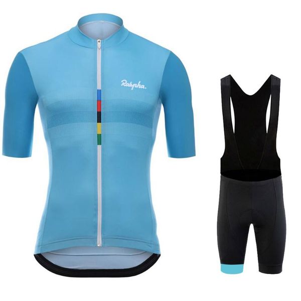 2020 raphaful pro team cycling jersey short sleeve summer men's road cycling bib gel shorts kits ropa de hombre, Black;blue
2020 raphaful pro team cycling jersey short sleeve summer men's road cycling bib gel shorts kits ropa de hombre, Black;blue