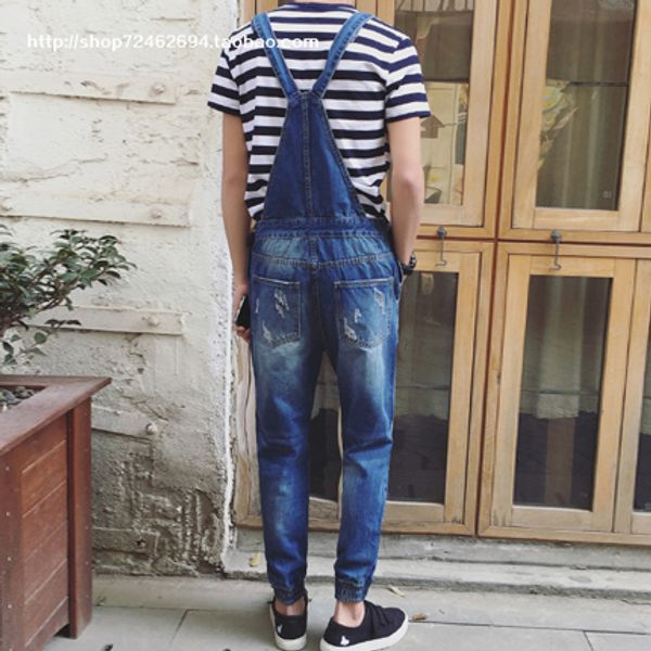 new 2020 men's clothing fashion singer vintage overalls siamese pants personalized pocket bib pants beam foot trousers costumes, Blue
new 2020 men's clothing fashion singer vintage overalls siamese pants personalized pocket bib pants beam foot trousers costumes, Blue