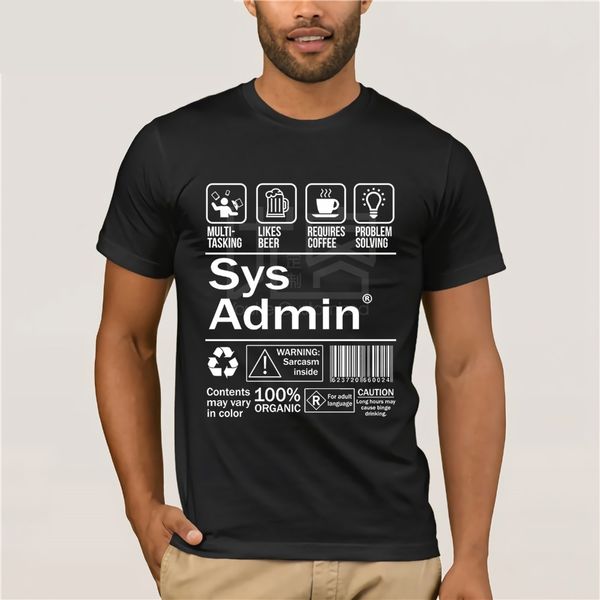 system administrator product label t-shirt unix linux coffee men brand clothihng fashion mens t shirt 100%cotton
system administrator product label t-shirt unix linux coffee men brand clothihng fashion mens t shirt 100%cotton