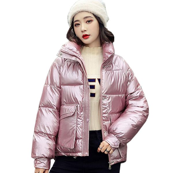 bright surface down cotton jacket cotton-padded clothes women 2020 new winter loose zippers parkas casual down cotton coat warm, Black
bright surface down cotton jacket cotton-padded clothes women 2020 new winter loose zippers parkas casual down cotton coat warm, Black