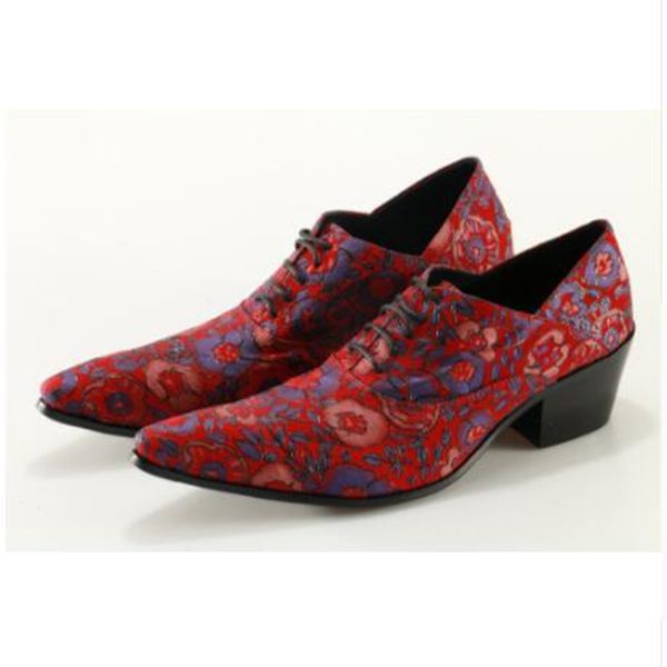 dress shoes mocassin homme mens high heels red elegant floral wedding male genuine leather formal office oxford brogues, Black 
dress shoes mocassin homme mens high heels red elegant floral wedding male genuine leather formal office oxford brogues, Black