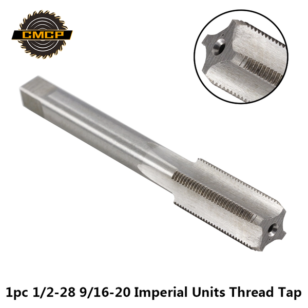 1pc 1/2-28 unef 9/16-20 hss machine hand tap for metal working imperial units thread tap screw drill bit hand
1pc 1/2-28 unef 9/16-20 hss machine hand tap for metal working imperial units thread tap screw drill bit hand