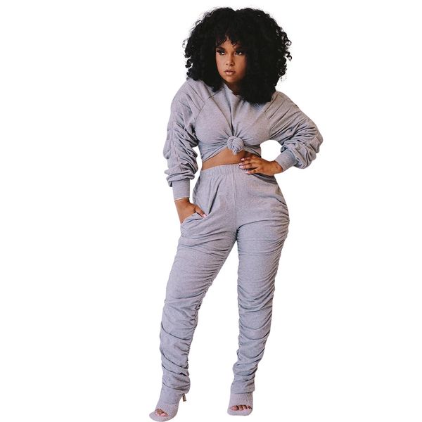 womens long stacked pants 2pcs sets loose solid color suits casual women two piece outfut, White
womens long stacked pants 2pcs sets loose solid color suits casual women two piece outfut, White