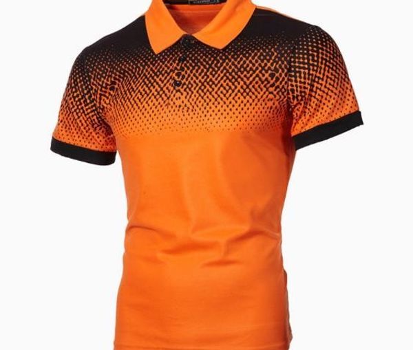 mens designer printed polo shirts fashion gradient slim tees casual short sleeves turn-down collar tees mens clothing, White;black
mens designer printed polo shirts fashion gradient slim tees casual short sleeves turn-down collar tees mens clothing, White;black