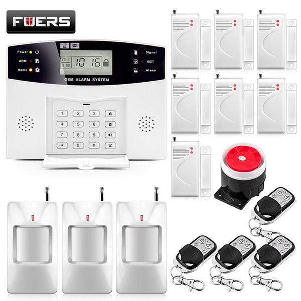 alarm systems home security metal remote control voice prompt wireless door sensor lcd display wired siren kit sim sms gsm
alarm systems home security metal remote control voice prompt wireless door sensor lcd display wired siren kit sim sms gsm