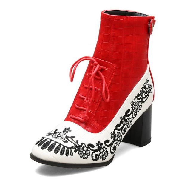 2020 new winter shoes women's ankle boots rome high heels mixed color casual party shoes women's riding boots size 43, Black
2020 new winter shoes women's ankle boots rome high heels mixed color casual party shoes women's riding boots size 43, Black