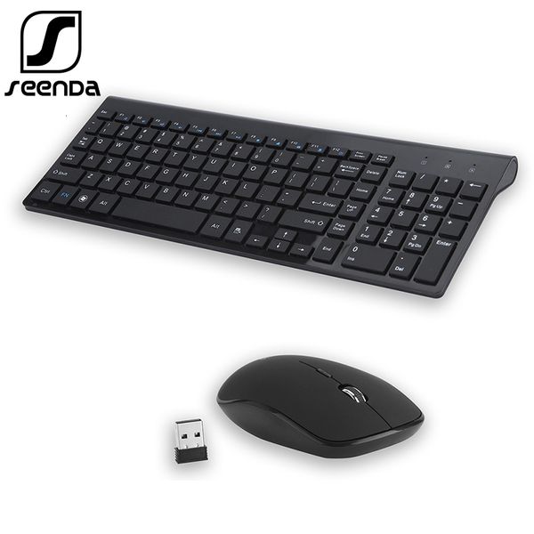 seenda low-noise wireless keyboard and mouse combo ultra-thin wireless keyboard mouse for lapnotebook computer smart tv
seenda low-noise wireless keyboard and mouse combo ultra-thin wireless keyboard mouse for lapnotebook computer smart tv