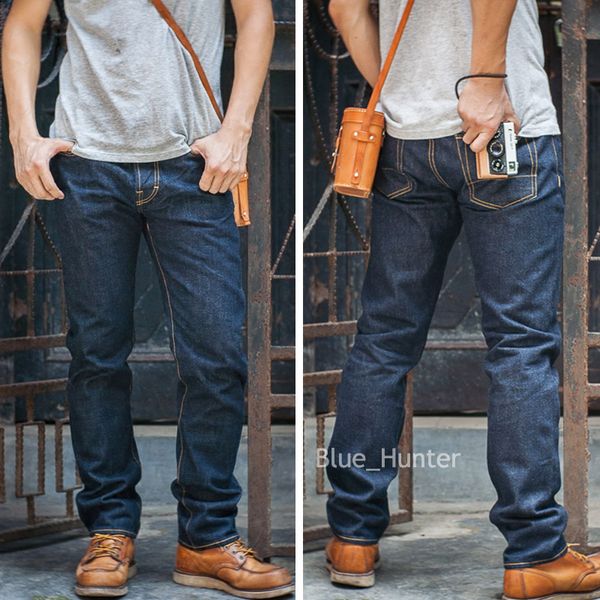 red slim fit men's jeans 16oz selvage denim pants blue onewash
red slim fit men's jeans 16oz selvage denim pants blue onewash