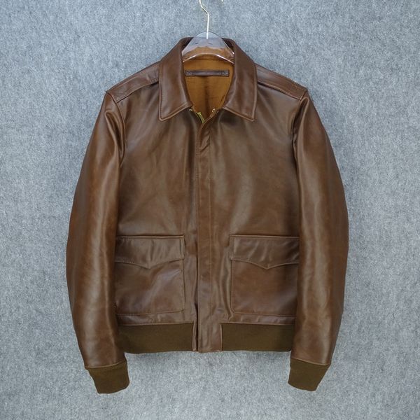 sales.brand genuine leather jacket.mens classic a2 horsehide jacket,hard leather clothes.biker, Black;white
sales.brand genuine leather jacket.mens classic a2 horsehide jacket,hard leather clothes.biker, Black;white