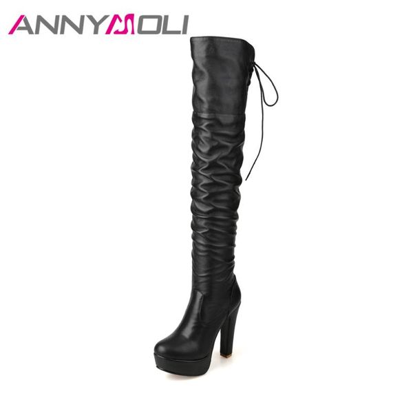 annymoli women long boots winter platform high heels thigh high boots over the knee size 34-43 2020 black shoes
annymoli women long boots winter platform high heels thigh high boots over the knee size 34-43 2020 black shoes