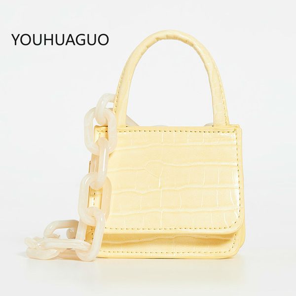 2020 new crocodile pattern mini cute lipstick bag diagonal small square bag acrylic chain handbags women bags designer
2020 new crocodile pattern mini cute lipstick bag diagonal small square bag acrylic chain handbags women bags designer