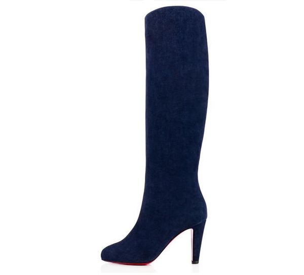 luxury design fashional and beautiful womens red bottom suede tall boots night shoe spikes autumn and winter long boots size 35-41, Black
luxury design fashional and beautiful womens red bottom suede tall boots night shoe spikes autumn and winter long boots size 35-41, Black