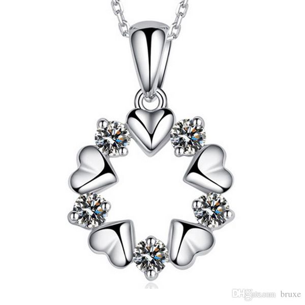 wholesale 925 sterling silver necklace sterling silver crystal pendant necklace female flowers and short necklace silver jewelry, Bronze;silver
wholesale 925 sterling silver necklace sterling silver crystal pendant necklace female flowers and short necklace silver jewelry, Bronze;silver