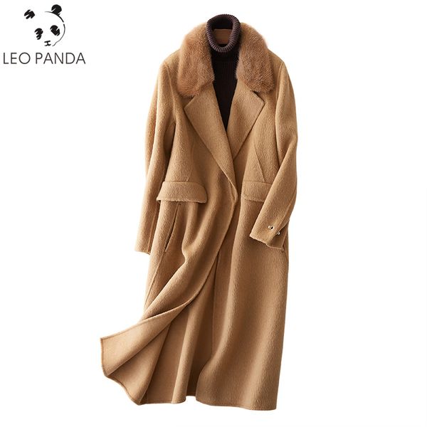 new real wool jacket elegnat winter woman coats 2020 fashion warm alpaca long woolen coat collar cothes, Black
new real wool jacket elegnat winter woman coats 2020 fashion warm alpaca long woolen coat collar cothes, Black