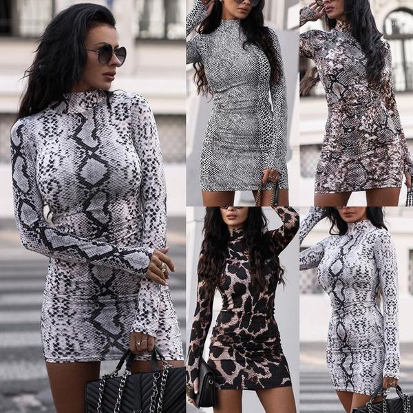collar long sleeve snake and leopard print dresses womens dresses women designer dresses fashion stand, White;black
collar long sleeve snake and leopard print dresses womens dresses women designer dresses fashion stand, White;black