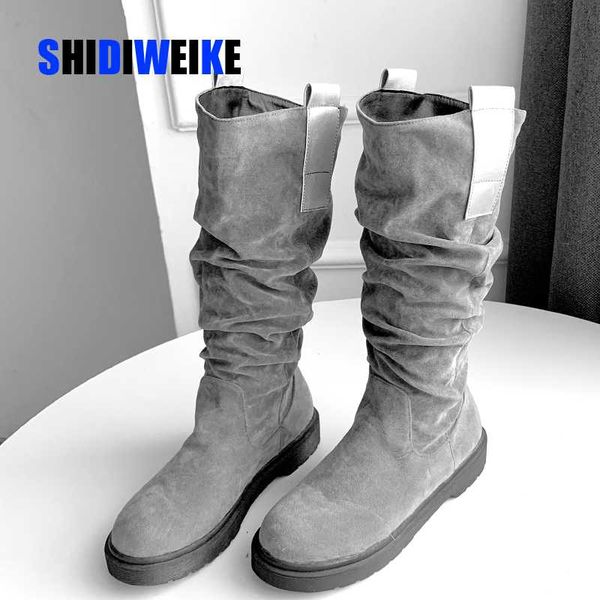 women mid-calf boots casual flat western cowgirl shoes women fall winter round toe long boots size 34-43 g795, Black
women mid-calf boots casual flat western cowgirl shoes women fall winter round toe long boots size 34-43 g795, Black