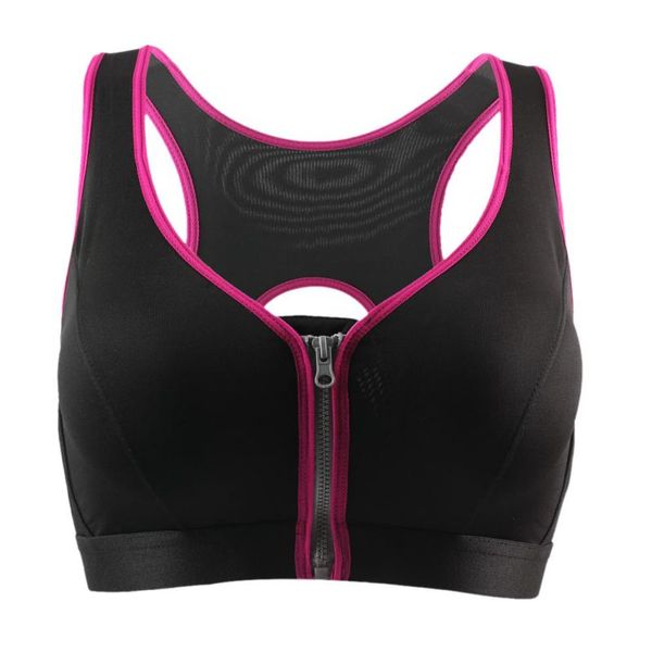 women front zippers fitness bras padded tank crop shockproof push up underwear, White;black
women front zippers fitness bras padded tank crop shockproof push up underwear, White;black