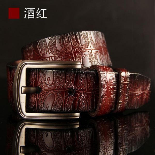 mens crocodile pattern belt leather mens belts cinturones hombre pin buckle ceinture male business d070815, Black;brown
mens crocodile pattern belt leather mens belts cinturones hombre pin buckle ceinture male business d070815, Black;brown