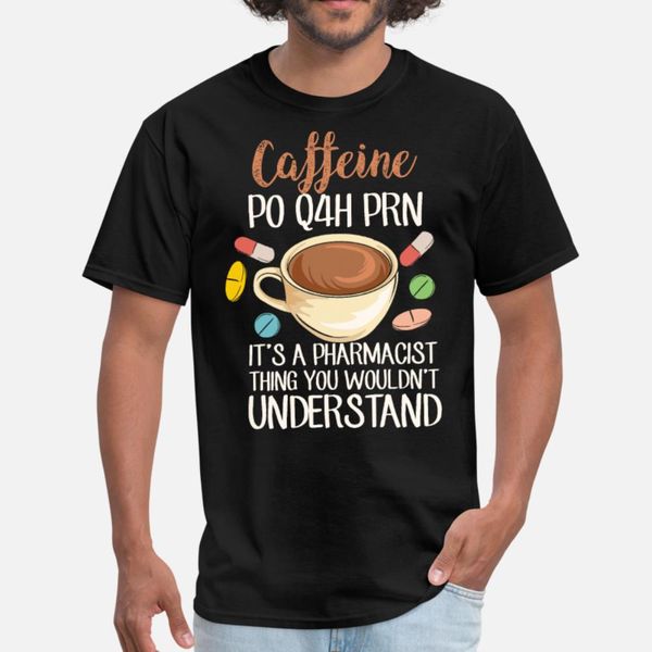 caffeine po q4h prn pharmacy coffee addict chemist t shirt men custom 100% cotton o-neck leisure loose funny summer letter shirt
caffeine po q4h prn pharmacy coffee addict chemist t shirt men custom 100% cotton o-neck leisure loose funny summer letter shirt