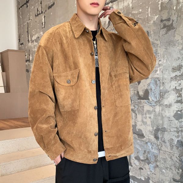fashion mens jacket autumn and winter jackets with letter embroidery 20ss new stylish men streetwear jacket clothing 3 colors, Black;brown
fashion mens jacket autumn and winter jackets with letter embroidery 20ss new stylish men streetwear jacket clothing 3 colors, Black;brown