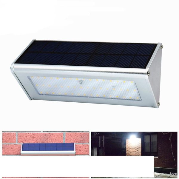 Solar Sensor Security Lamp 48 Leds Highlight Garden Waterproof Solar Light By Radar Motion Outdoor Aluminum Street Light Lampada