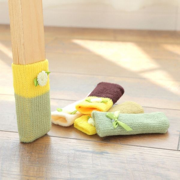 Knitted Wool Furniture Table Chair Foot Cover Pad Foot Leg Sleeve Chair Cover Home Textile 4 pcs/set
Knitted Wool Furniture Table Chair Foot Cover Pad Foot Leg Sleeve Chair Cover Home Textile 4 pcs/set