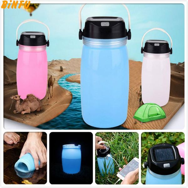 portable lanterns led lamp camping light solar lights outdoor sports water bottle silica gel waterproof power bank
portable lanterns led lamp camping light solar lights outdoor sports water bottle silica gel waterproof power bank