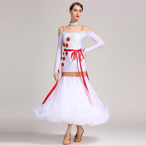 new ballroom dance competition dress dance ballroom waltz dresses standard dress women, Black;red
new ballroom dance competition dress dance ballroom waltz dresses standard dress women, Black;red