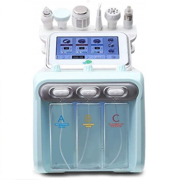 6 in 1 ultrasound oxygen facial machine with ultrasonic skin scrubber microcurrent high frequency for spa, Black;white
6 in 1 ultrasound oxygen facial machine with ultrasonic skin scrubber microcurrent high frequency for spa, Black;white