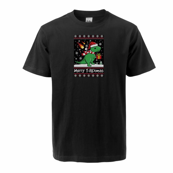 merry t-rexmas men's summer tshirt 100% cotton round neck short-sleeved t-shirt cute t rex tees casual christmas streetwear
merry t-rexmas men's summer tshirt 100% cotton round neck short-sleeved t-shirt cute t rex tees casual christmas streetwear