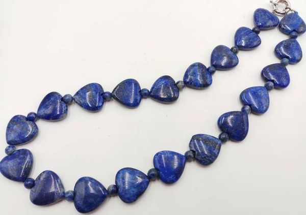 beautiful natural 18mm heart lapis lazuli & 6mm round beads necklace 18'' 36, Silver
beautiful natural 18mm heart lapis lazuli & 6mm round beads necklace 18'' 36, Silver