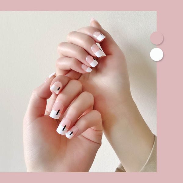 summer mid-length natural semi-transparent pink french style square head fake nails home office wearable fingernail ty, Red;gold
summer mid-length natural semi-transparent pink french style square head fake nails home office wearable fingernail ty, Red;gold