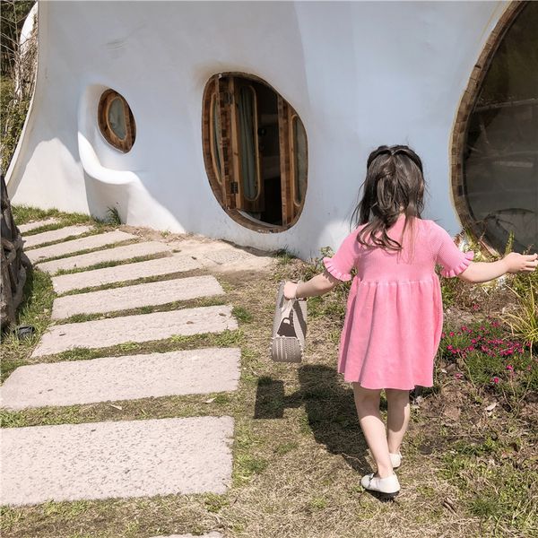 2020 summer new arrival korean style cotton pure color short sleeve all-match princess knitted dress for cute sweet baby girls, Red;yellow
2020 summer new arrival korean style cotton pure color short sleeve all-match princess knitted dress for cute sweet baby girls, Red;yellow