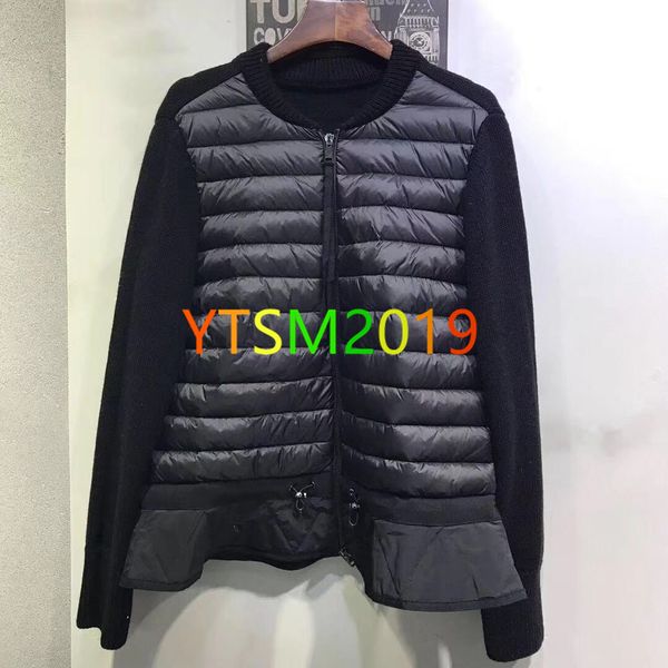 women's down jacket with crew-neck new panelled down wear white goose down wear outdoor warm feather, Black
women's down jacket with crew-neck new panelled down wear white goose down wear outdoor warm feather, Black