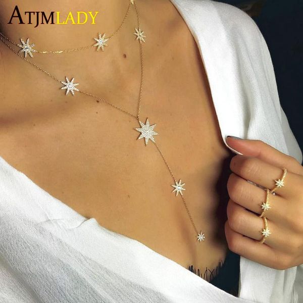 gold color long lariat chain cz station delicate link chain sparking star charm pendant y women fashion jewelry necklace, Silver
gold color long lariat chain cz station delicate link chain sparking star charm pendant y women fashion jewelry necklace, Silver