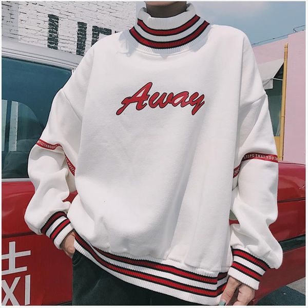 women hoodies sweatshirts 2020 autumn korean style ulzzang harajuku letter printed fleece turtleneck hoody sweatshirt female top, Black
women hoodies sweatshirts 2020 autumn korean style ulzzang harajuku letter printed fleece turtleneck hoody sweatshirt female top, Black